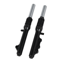 Front Fork Suspension with Dust Boot & Disc Brake Mount (Gloss Black) thumbnail 2