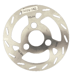 170mm Motorcycle Brake Disc Rotor, TOLAN Brand, Stainless Steel Ventilated, for 125cc-150cc Scooter thumbnail 2