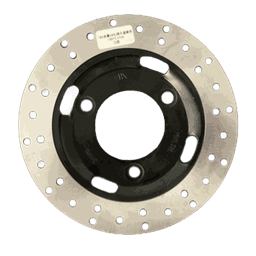 180mm Motorcycle Brake Disc Rotor, Black Center, 3-Hole Mount, Stainless Steel Ventilated, for 150cc-200cc Motorcycle thumbnail 3