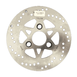 180mm Motorcycle Brake Disc Rotor, TOLAN Brand, 3-Hole Multi-Hollow, Stainless Steel Ventilated, for 150cc-200cc Motorcycle thumbnail 1