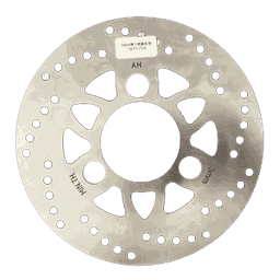 180mm Motorcycle Brake Disc Rotor, Black Center, 3-Hole Mount, Stainless Steel Ventilated, for 125cc-150cc Scooter thumbnail 2