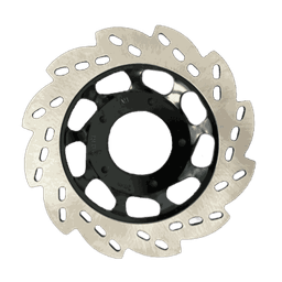 245mm Wave Floating Motorcycle Brake Disc Rotor, 4‑Bolt Stainless Steel Rotor for Dirt Bike thumbnail 2