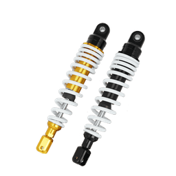 280mm/320mm Motorcycle Rear Shock Absorber, White Coil Spring, Gold/Black Cylinder, Universal for 125cc-250cc Scooter Dirt Bike thumbnail 2