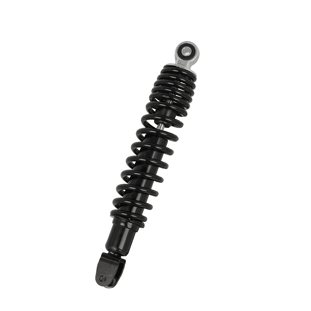 260mm Motorcycle Rear Shock Absorber, Black Coil Spring, Single Eyelet Mount, Universal for 50cc-125cc Scooter Moped - Motorcycle Parts Manufacturer MOTOKS
