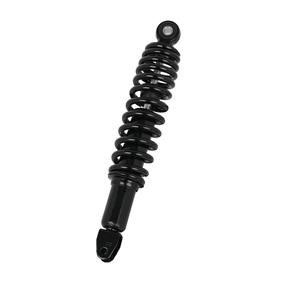 330mm Motorcycle Rear Shock Absorber, Black Coil Spring, Dual Eyelet Mount, Universal for 150cc-250cc Motorcycle - Motorcycle Parts Manufacturer MOTOKS