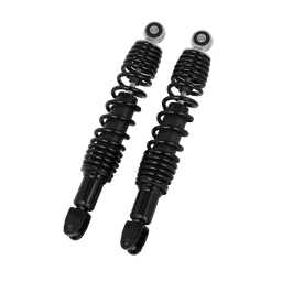 330mm Motorcycle Rear Shock Absorber, Black Coil Spring, Dual Eyelet Mount, Universal for 150cc-250cc Motorcycle thumbnail 1