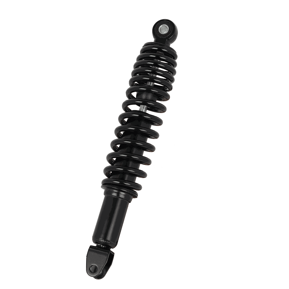 350mm Motorcycle Rear Shock Absorber, Black Coil Spring, Dual Eyelet Mount, Universal for 200cc-300cc Off-Road Dirt Bike - Motorcycle Parts Manufacturer MOTOKS