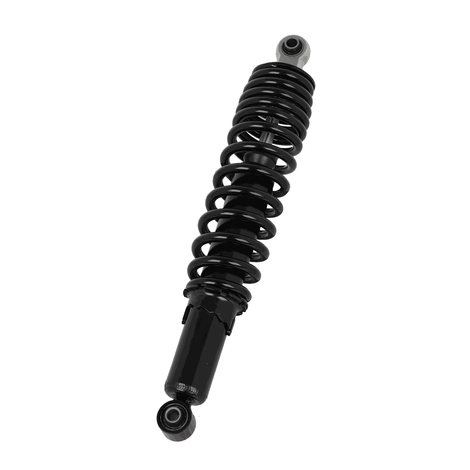 350mm Motorcycle Rear Shock Absorber, Black Coil Spring, Eyelet + Clevis Mount, Universal for 200cc-300cc Off-Road Dirt Bike - Motorcycle Parts Manufacturer MOTOKS