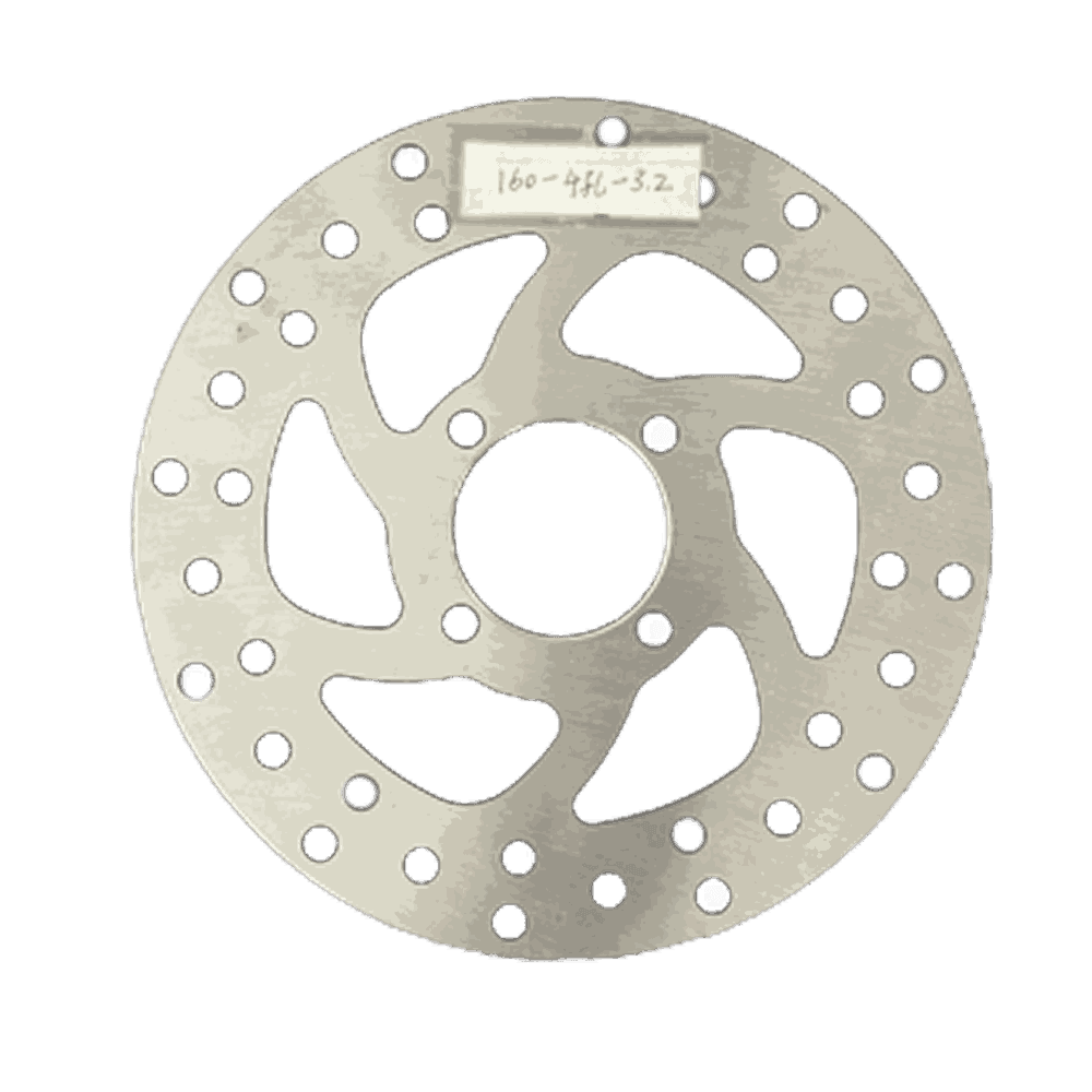 160mm Motorcycle Brake Disc Rotor, Large Hollow Design, Stainless Steel Ventilated, for 125cc-150cc Scooter - Motorcycle Parts Manufacturer MOTOKS