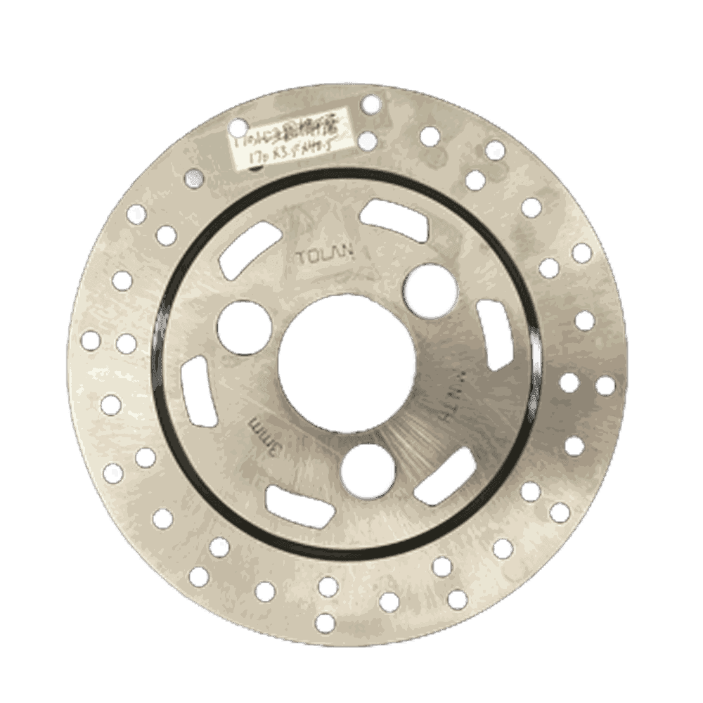 170mm Motorcycle Brake Disc Rotor, TOLAN Brand, Stainless Steel Ventilated, for 125cc-150cc Scooter - Motorcycle Parts Manufacturer MOTOKS