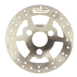 180mm Motorcycle Brake Disc Rotor, TOLAN Brand, 3-Hole Large Hollow, Stainless Steel Ventilated, for 150cc-200cc Dirt Bike thumbnail 2
