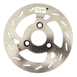 180mm Motorcycle Brake Disc Rotor, TOLAN Brand, 4-Hole Small Hollow, Stainless Steel Ventilated, for 125cc-150cc Scooter thumbnail 1