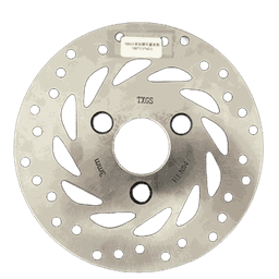180mm Motorcycle Brake Disc Rotor, TXGS Brand, 3-Hole Flame Hollow, Stainless Steel Ventilated, for 125cc-150cc Sport Scooter thumbnail 2