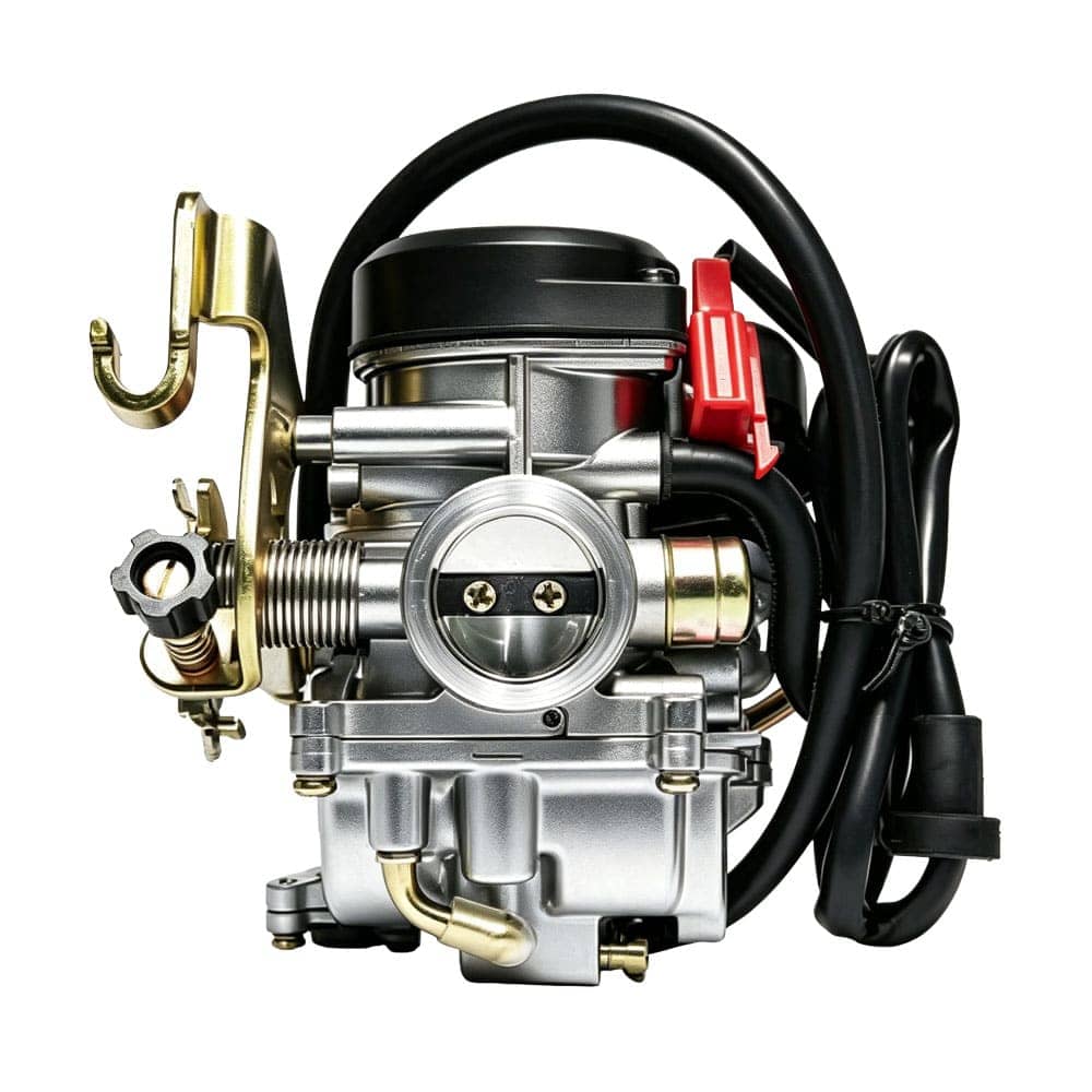 CVK24-2C Motorcycle Carburetor 24mm for GY6-125 ZY125T 4-Stroke Scooter