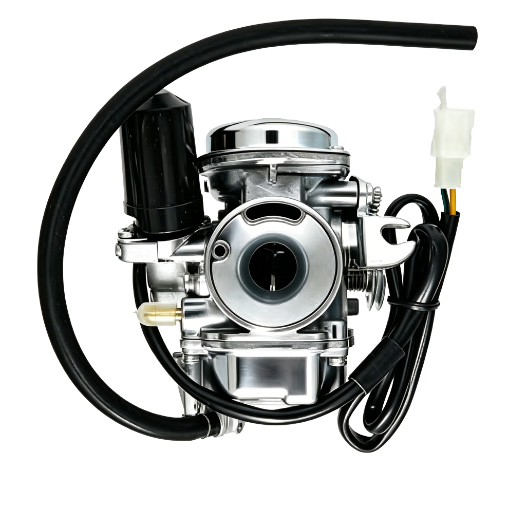 PD50 Carburetor 49-50CC, Mini Piston Carburetor for 49CC Mini Moto Power Bicycle Small Engine thumbnail 1