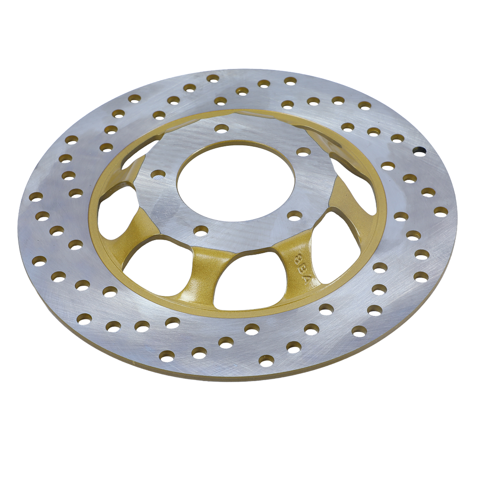 220mm Floating Brake Disc Rotor Gold Inner Hub For GY6‑125 GY6‑150 ZY125T Motorcycle - 细节图 4