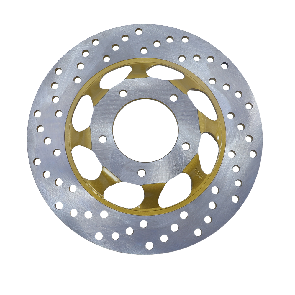 220mm Floating Brake Disc Rotor Gold Inner Hub For GY6‑125 GY6‑150 ZY125T Motorcycle - 细节图 3