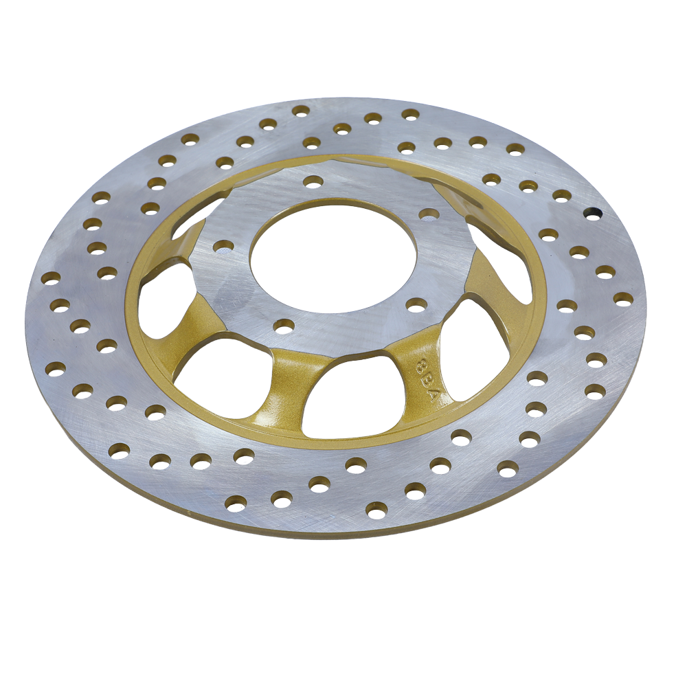 220mm Floating Brake Disc Rotor Gold Inner Hub For GY6‑125 GY6‑150 ZY125T Motorcycle - 细节图 6