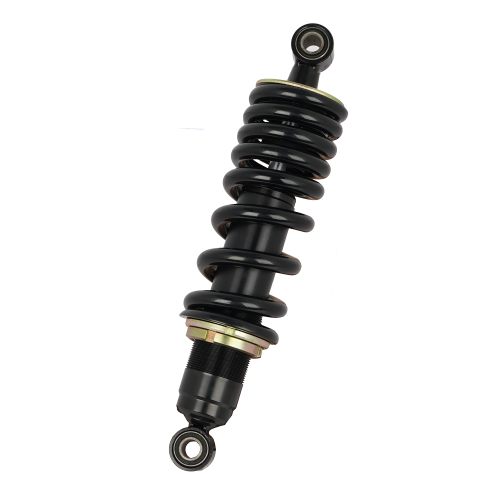300mm-340mm Adjustable Motorcycle Rear Shock Absorber, Black Coil Spring, Dual Eyelet Mount, Preload Adjustable for 150cc-300cc Motorcycle thumbnail 2