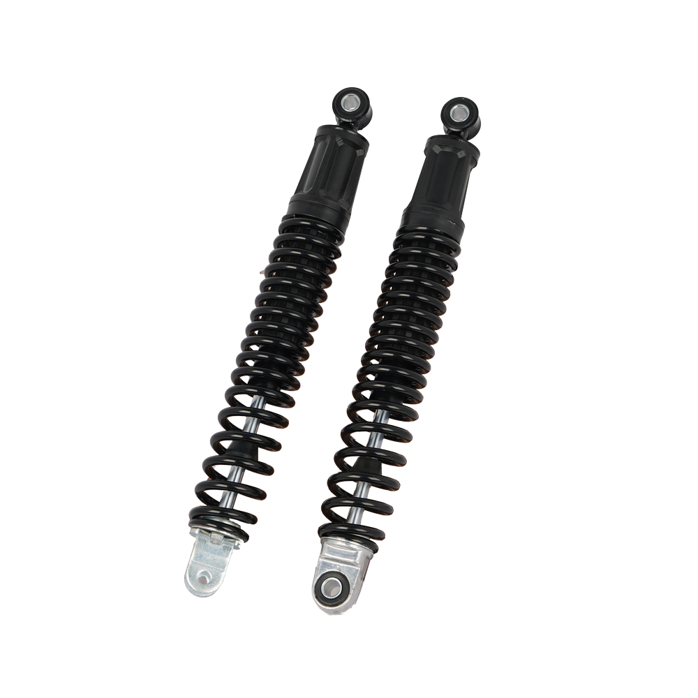 320mm Motorcycle Rear Shock Absorber, Black Dual Coil Spring, Eyelet + Eyelet Mount, Universal for 125cc-200cc Scooter Dirt Bike - η»θεΎ 3