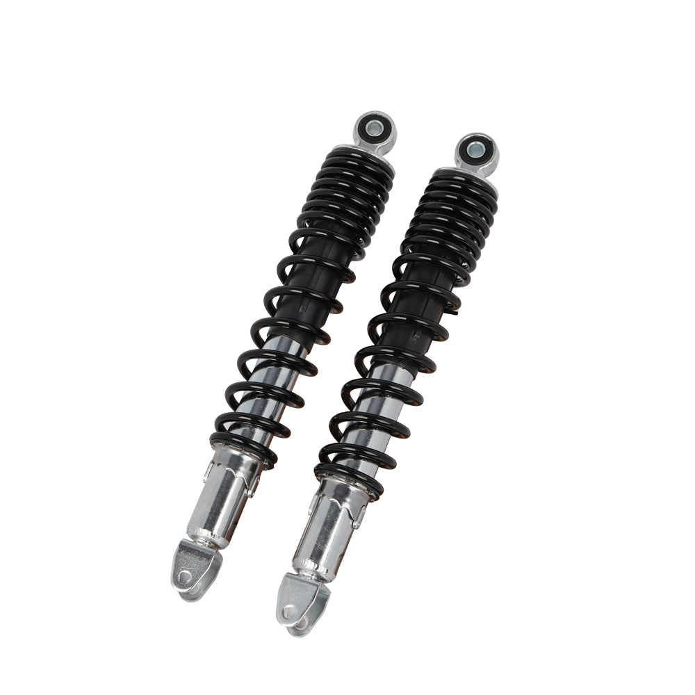 320mm Motorcycle Rear Shock Absorber, Black Dual Coil Spring, Eyelet + Eyelet Mount, Universal for 125cc-200cc Scooter Dirt Bike - η»θεΎ 4