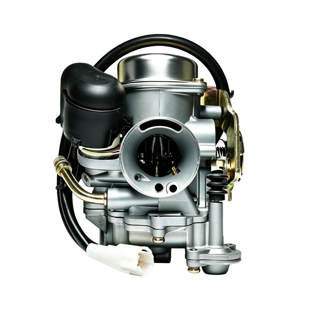 CVK24-1 Carburetor 125CC, Universal Vacuum Carburetor Replacement for 125CC Scooter Motorcycle Commuter Bike thumbnail 2