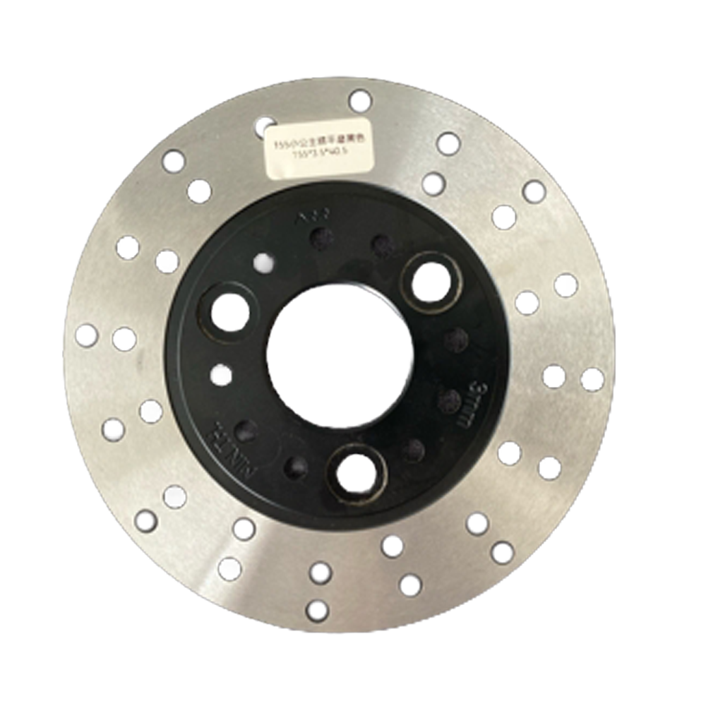160mm Motorcycle Brake Disc Rotor, Full Silver, Stainless Steel Ventilated, for 125cc Scooter - η»θεΎ 1