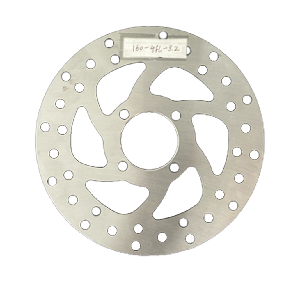 160mm Motorcycle Brake Disc Rotor, Large Hollow Design, Stainless Steel Ventilated, for 125cc-150cc Scooter thumbnail 1