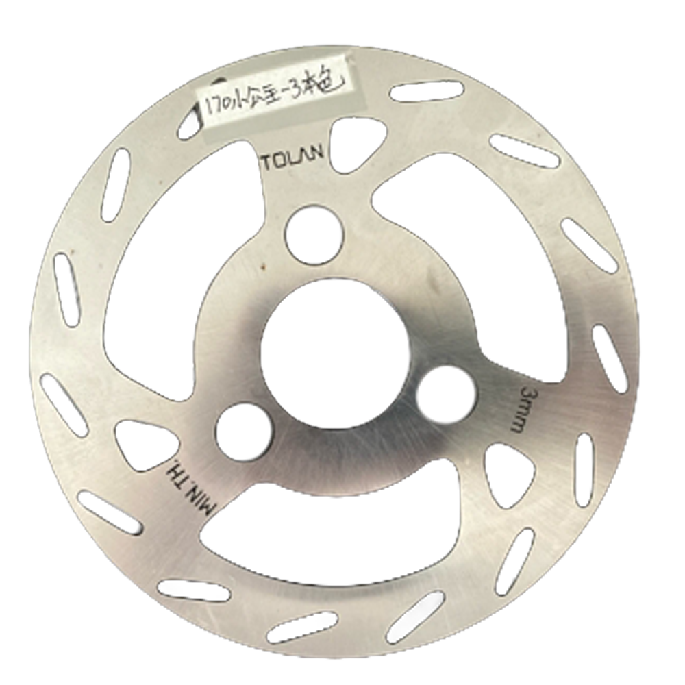 170mm Motorcycle Brake Disc Rotor, TXGS Brand, Stainless Steel Ventilated, for 125cc-150cc Scooter - η»θεΎ 1