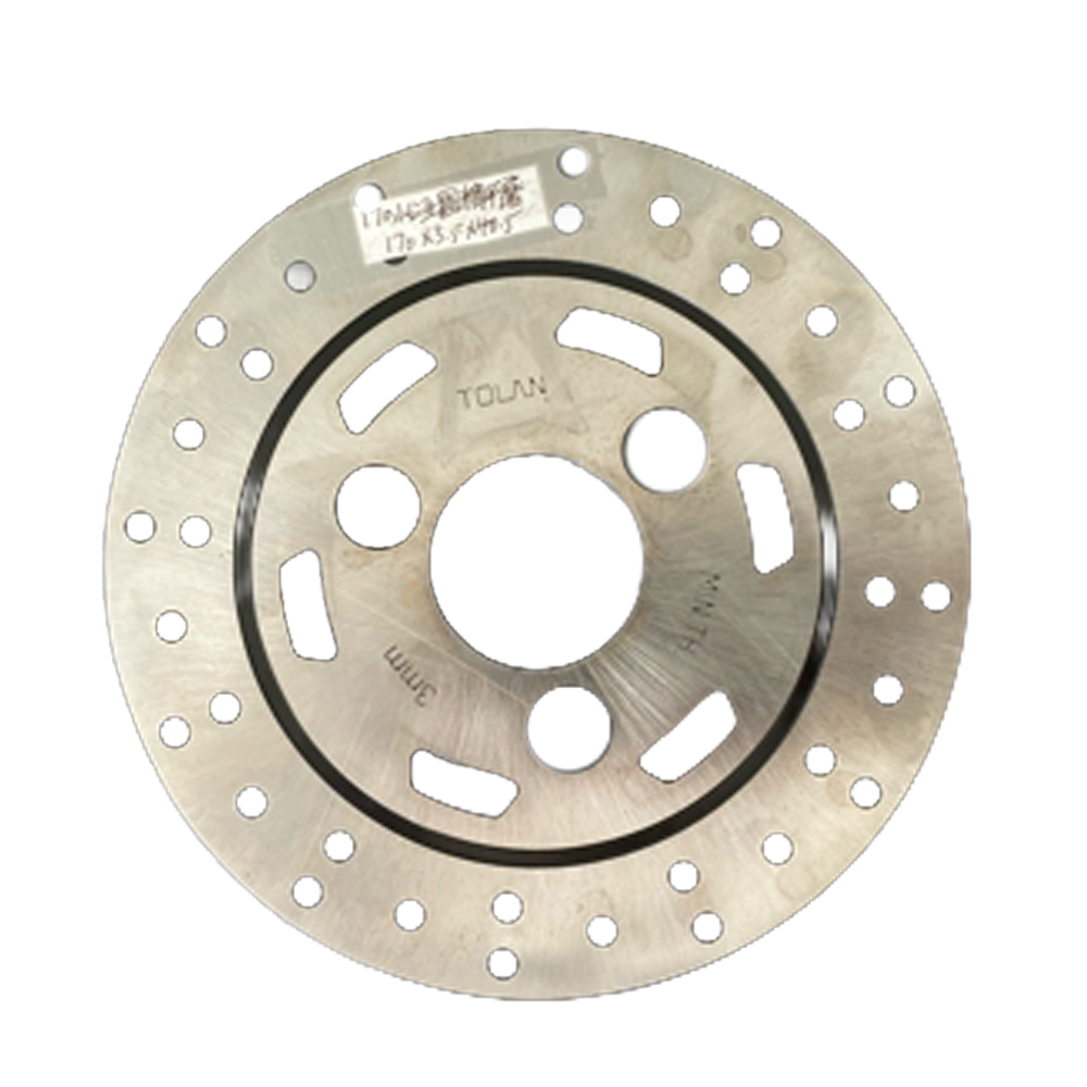 170mm Motorcycle Brake Disc Rotor, TOLAN Brand, Stainless Steel Ventilated, for 125cc-150cc Scooter thumbnail 1