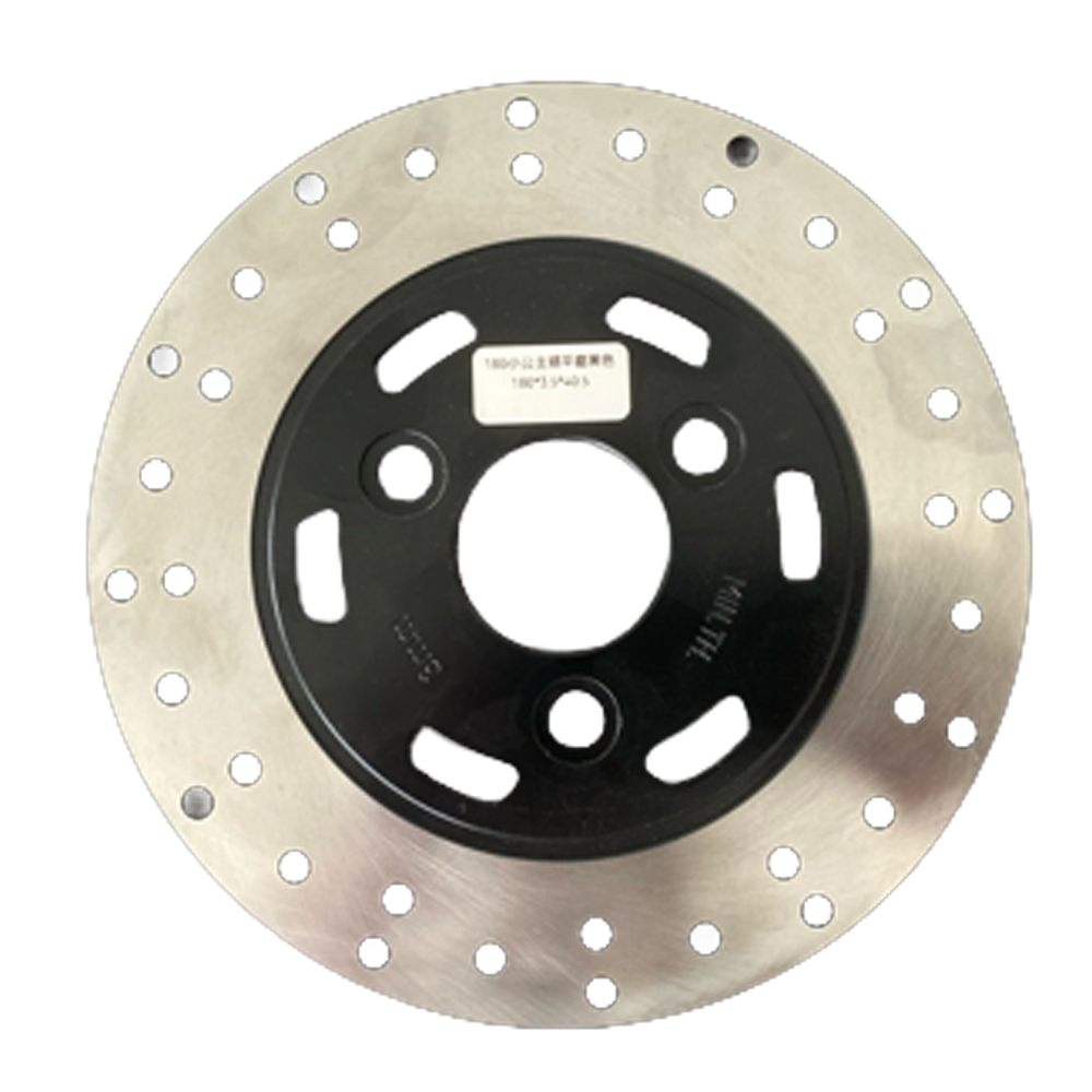 180mm Motorcycle Brake Disc Rotor, Black Center, Stainless Steel Ventilated, for 150cc-200cc Dirt Bike - η»θεΎ 7