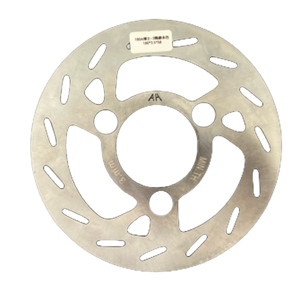 180mm Motorcycle Brake Disc Rotor, 3-Hole Multi-Hollow, Stainless Steel Ventilated, for 125cc-150cc Scooter - η»θεΎ 1