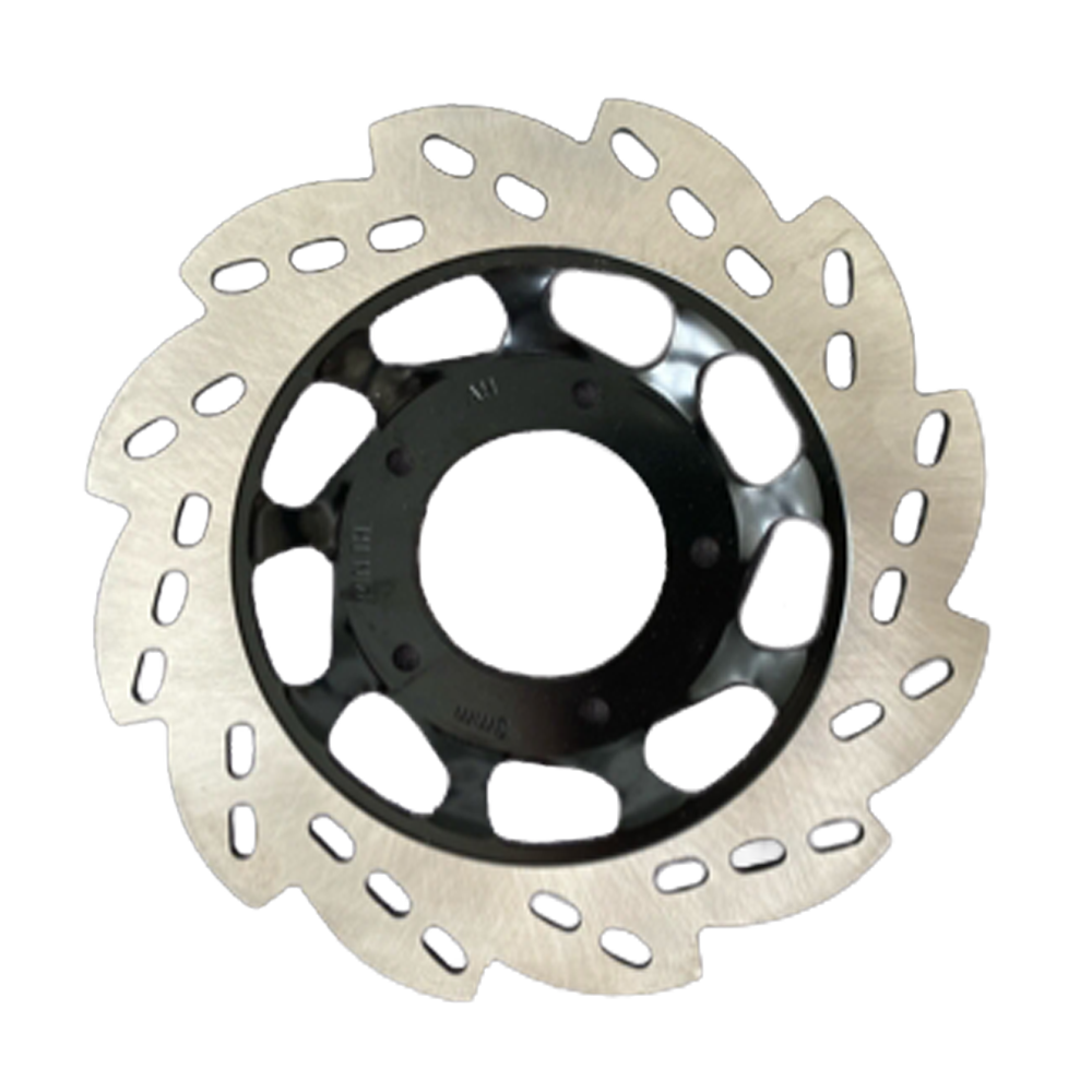 220mm Slotted Floating Motorcycle Brake Disc Rotor, 4‑Bolt Stainless Steel Brake Rotor for Pit Bike - 细节图 3