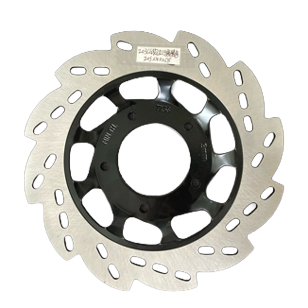 220mm Floating Wave‑Cut Motorcycle Brake Disc Rotor For GY6‑125 GY6‑150 Scooter Dirt Bike - 细节图 1