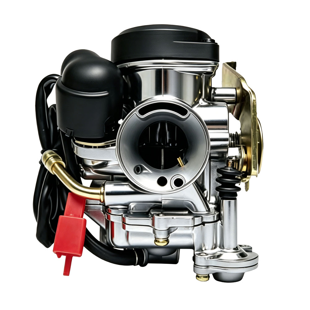 CVK24-2C Motorcycle Carburetor 24mm for GY6-125 ZY125T 4-Stroke Scooter - η»θεΎ 4