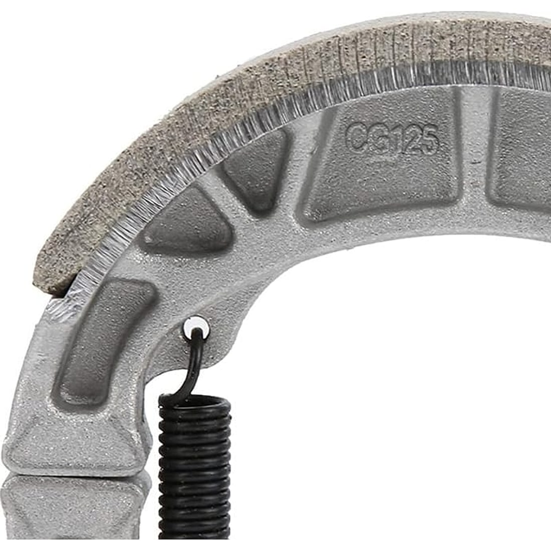 Motorcycle Drum Brake Shoes for Yamaha Crypton 110, Low-Noise - detail photo 1