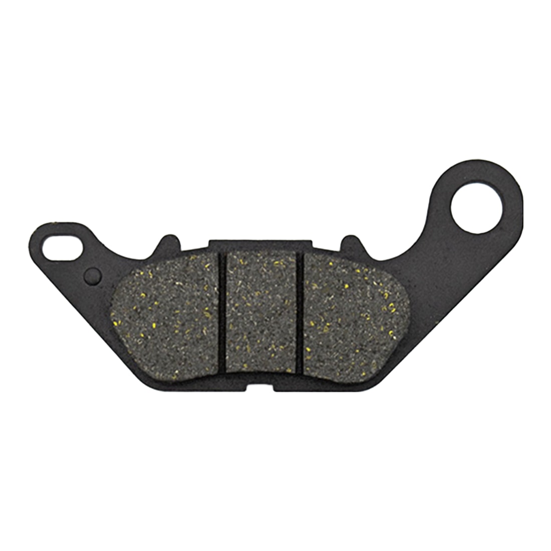 Plaquettes de frein à disque pour Yamaha YBR125 / YS125, semi-métalliques, jeu économique - detail photo 1